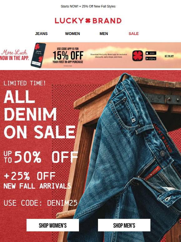 OMG ‼️ Denim’s Up To 50% OFF