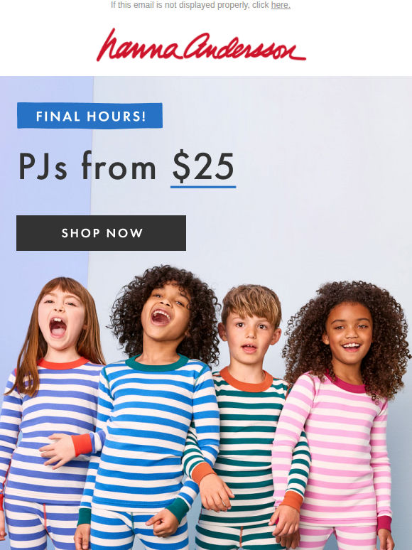 Final Hours ⏳ PJs From $25