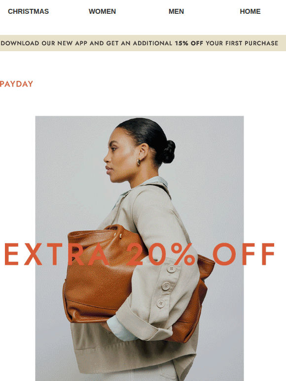 Here’s your payday promo | Extra 20% off*