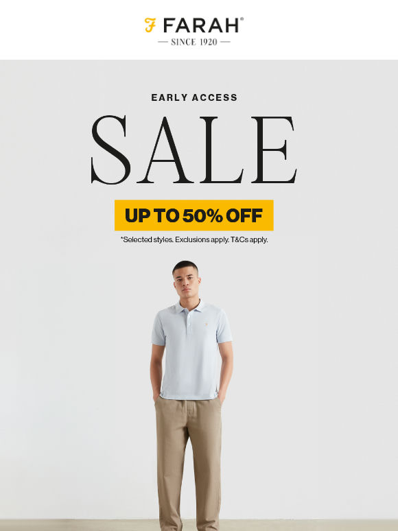 Shop Up to 50% Off Until Sunday