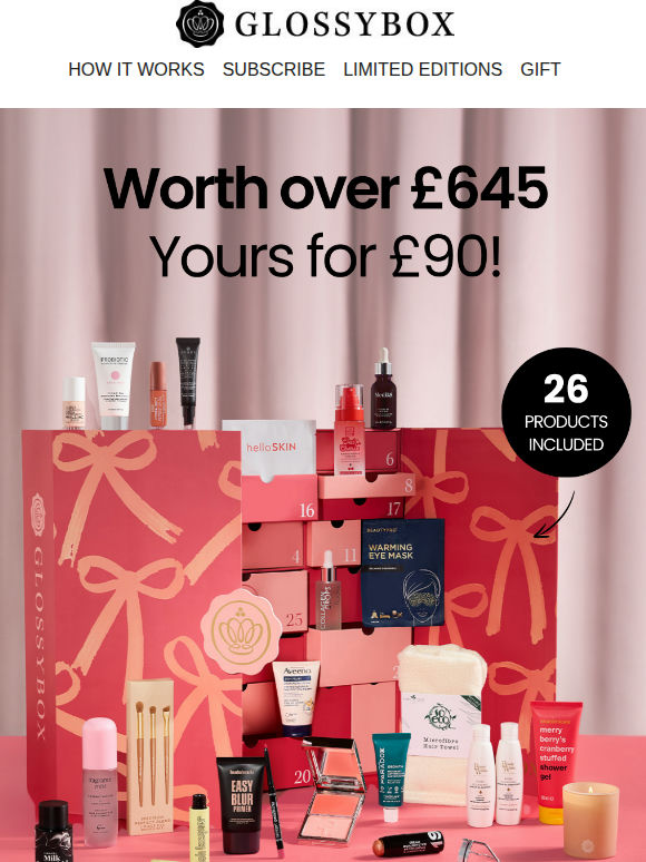 PSA: Our Beauty Advent Calendar is SELLING FAST 🚨