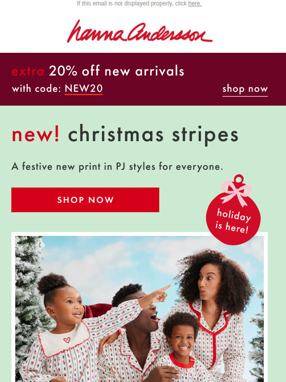 NEW Christmas Stripes + Extra 20% Off 🎄
