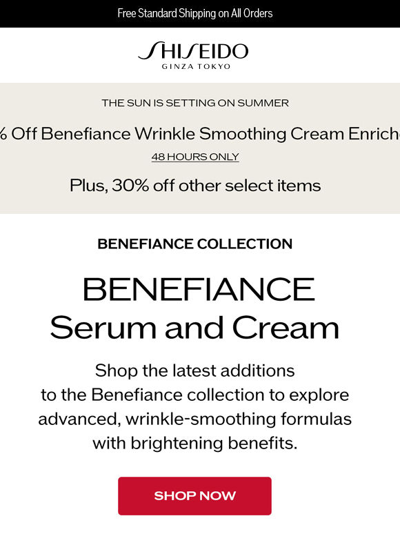 Shop 30% Off Benefiance Wrinkle Smoothing Cream Enriched