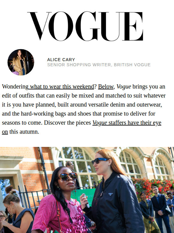 I'm A Vogue Editor And This Is What I'm Wearing For The Weekend