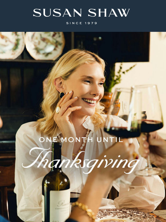 One Month Until Thanksgiving!