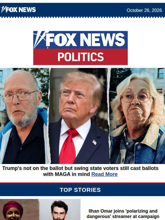 Trump's not on the ballot but swing state voters still cast ballots with MAGA in mind