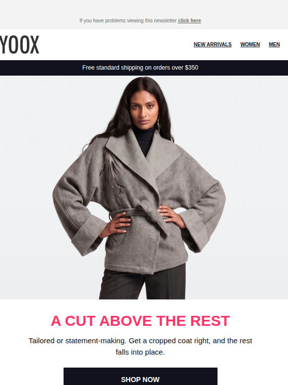 A cut above the rest > The cropped coats to covet