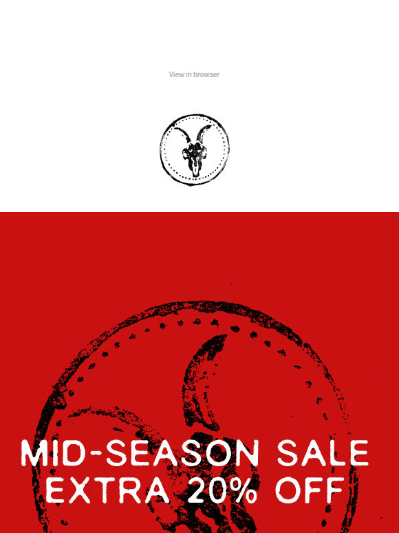 Final Hours: Extra 20% Off Sale
