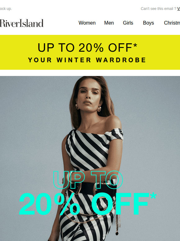 Up to 20% OFF* cold-weather staples ❄️