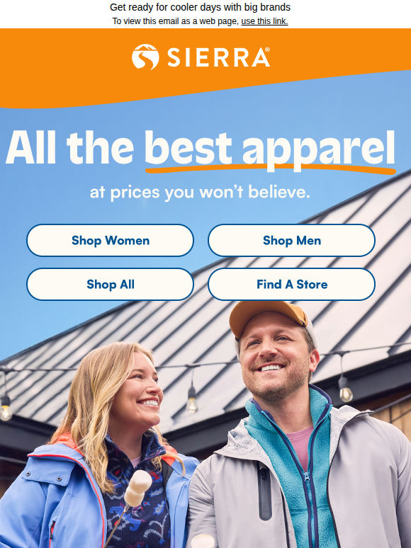 Save on ALL your apparel 🙌