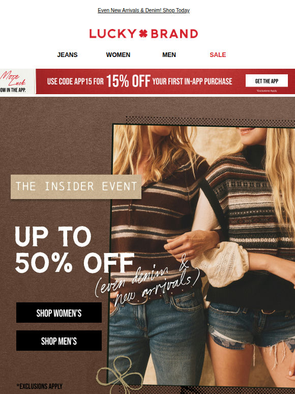 SALE! Up To 50% Off Starts NOW