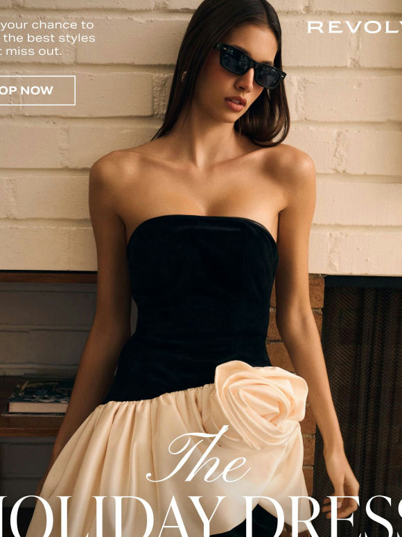 FIRST DIBS ON HOLIDAY DRESSES