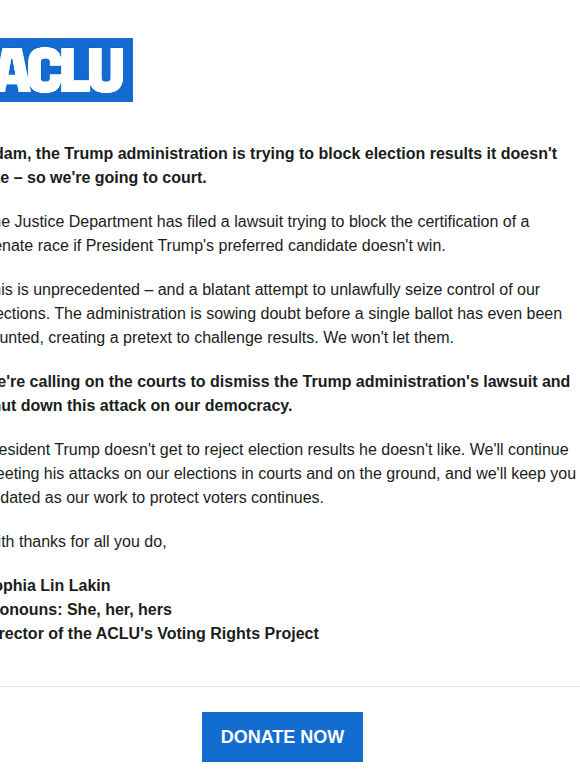 FILED: The Trump administration is trying to block certification of election results