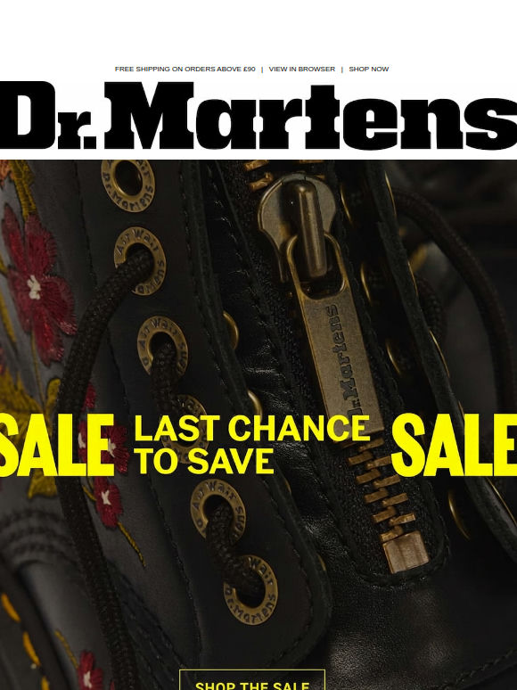 No time like now: the sale ends today