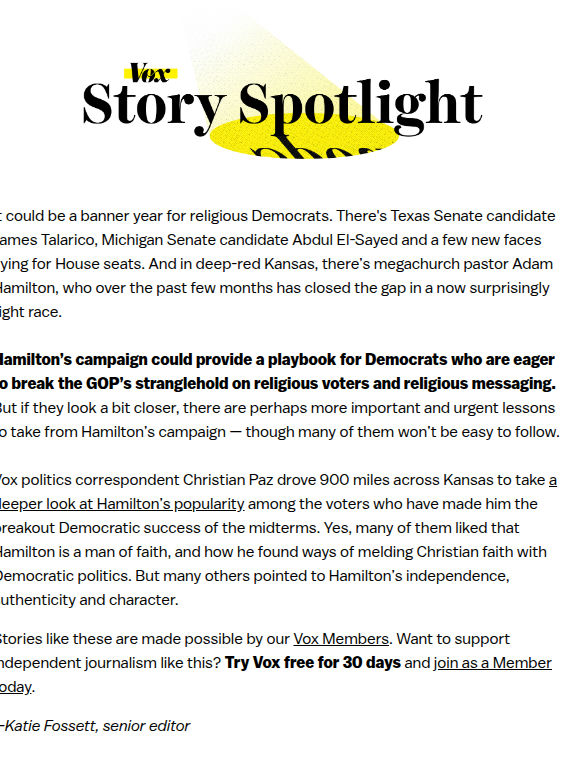 How a megachurch pastor helped Kansas Democrats