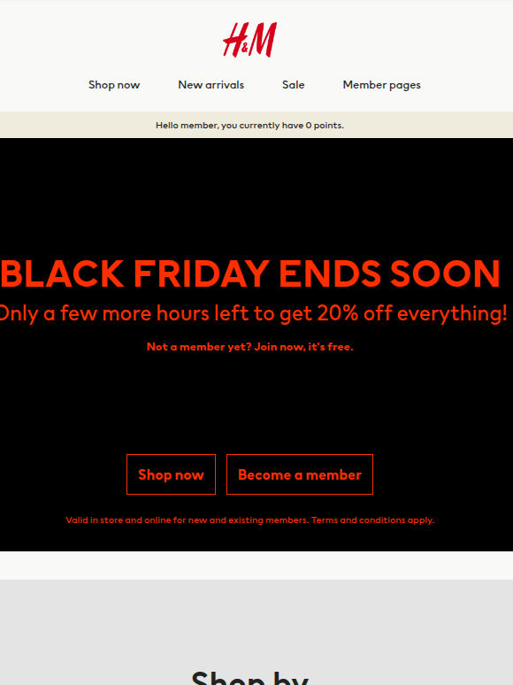 ENDS SOON! 20% OFF EVERYTHING