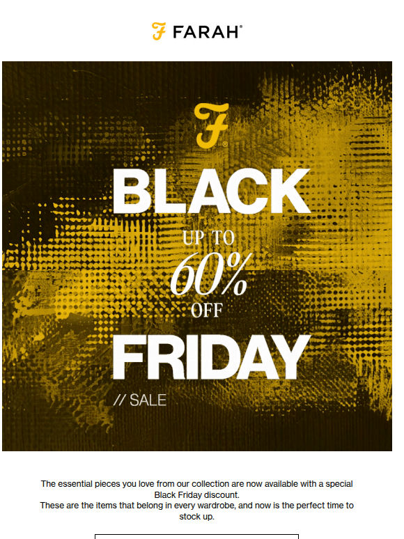 Black Friday: Stock Up on the Essentials You Need Now