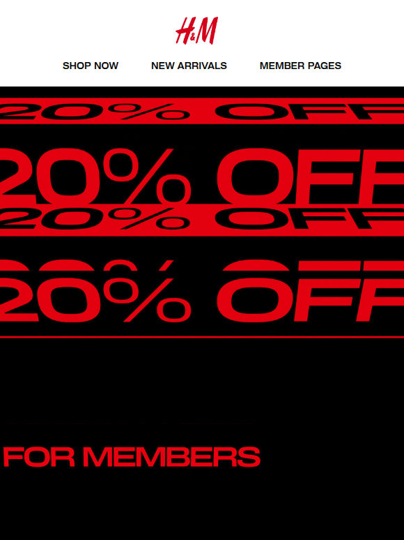 20% off | Black Friday