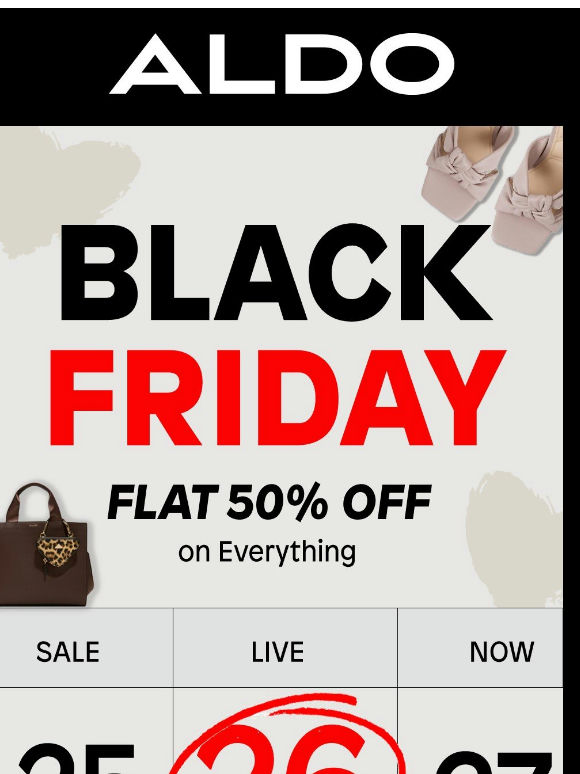 BLACK FRIDAY- FLAT 50% OFF on EVERYTHING is Live