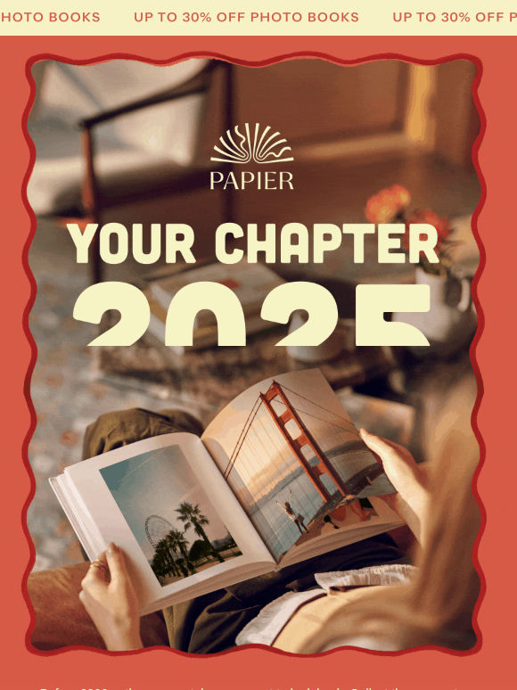 A year to remember – up to 30% off photo books