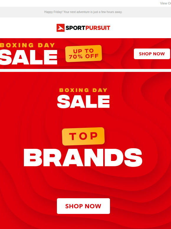 Boxing Day SALE: Oakley, Fjern, On Running, Isobaa & more