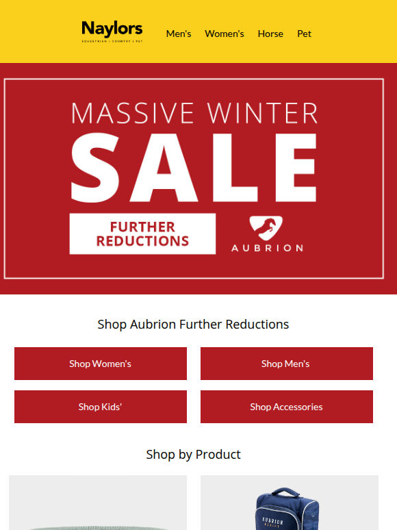 Aubrion Further Reductions | Up to 50% Off