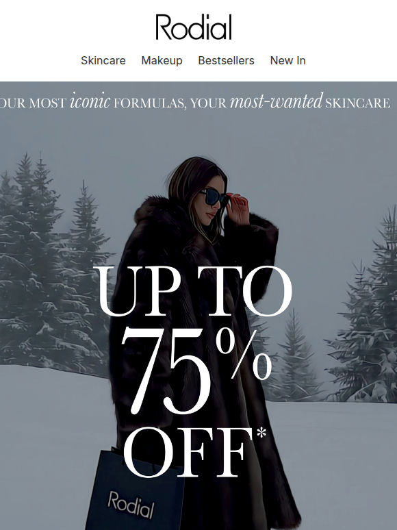 The Rodial Winter Sale LIVE | Up to 75% Off