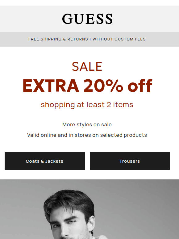 EXTRA 20% off | More styles on SALE