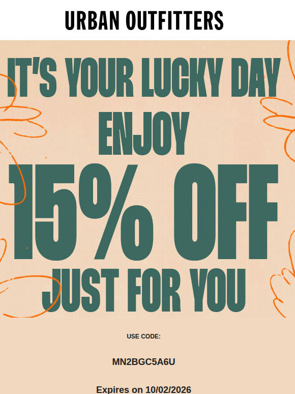 It's your lucky day!
