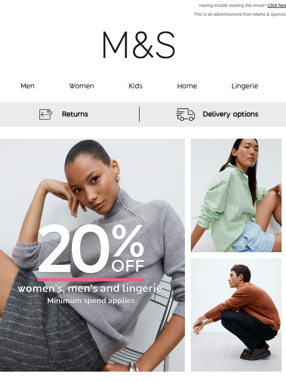 Your 20% off is still here