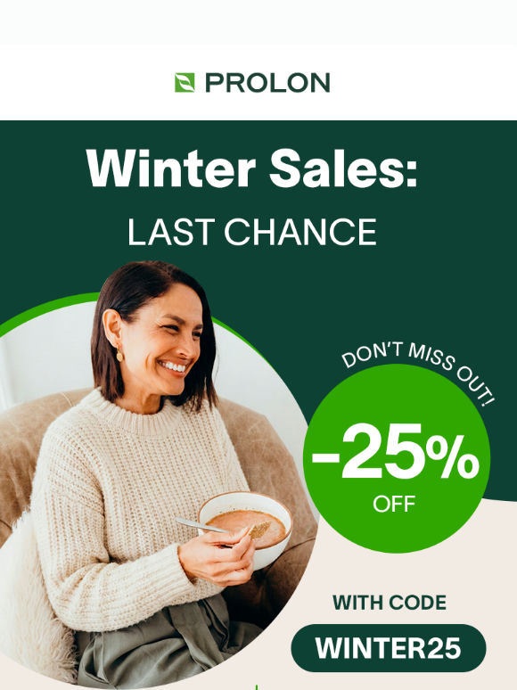 Winter Sales are almost over 🕰️