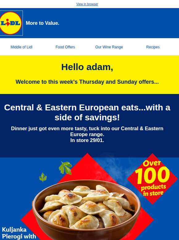 Delicious prices for Central and Eastern European Week! 🎉