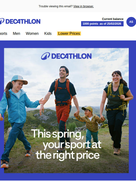 Your comeback season starts now 🏃‍♂️