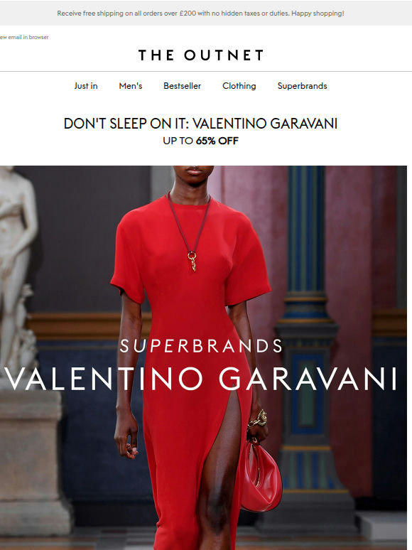 Valentino Garavani finds: up to 65% off