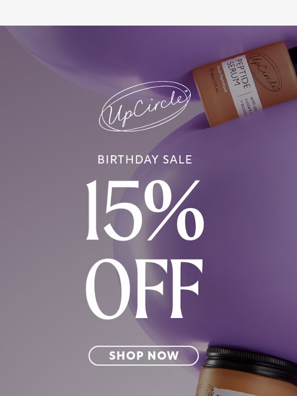 We're having a Birthday Sale, UpCircler 🎂