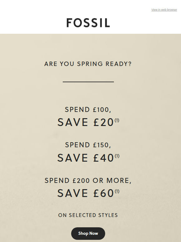 Save Up To £60 Now!