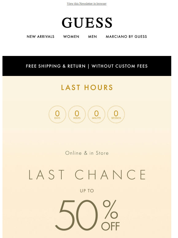 FINAL CALL | Last Day for your up to 50% off