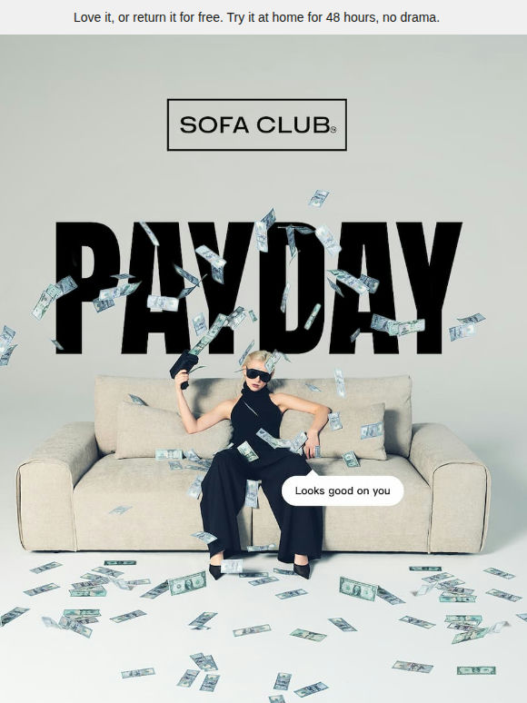 It’s time to bring fashion home. 💸