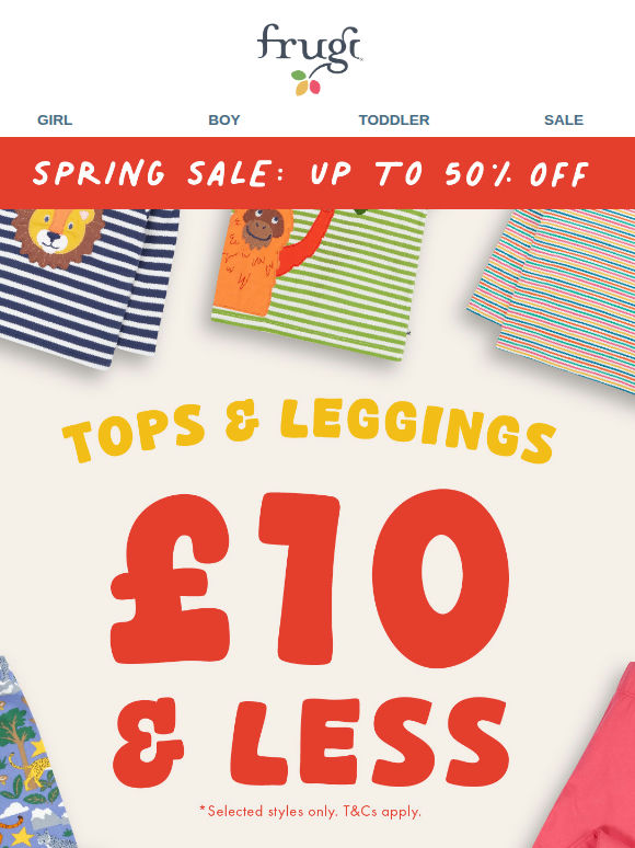 SALE £10 Tops & £8 Leggings!