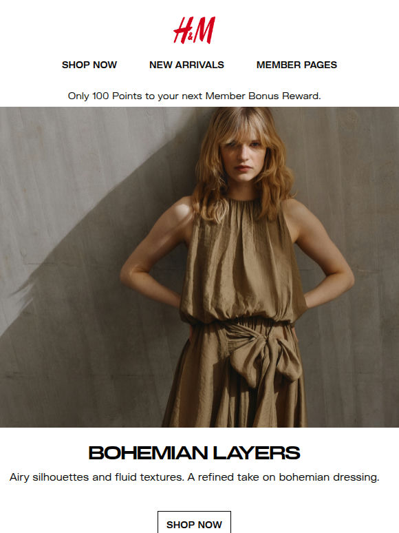 New arrivals: Bohemian layers