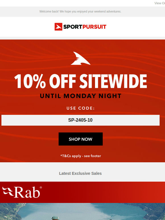 Up to 66% Off: Rab | Calvin Klein & Tommy Hilfiger Underwear | Isobaa Pullovers & Hoodies | Science in Sport and PhD | Suunto