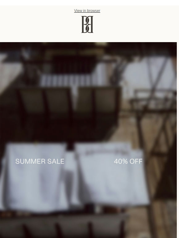 OUR SUMMER SALE IS LIVE