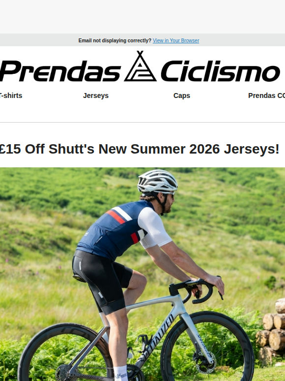 Introducing Shutt's New Summer Jerseys with £15 Off!