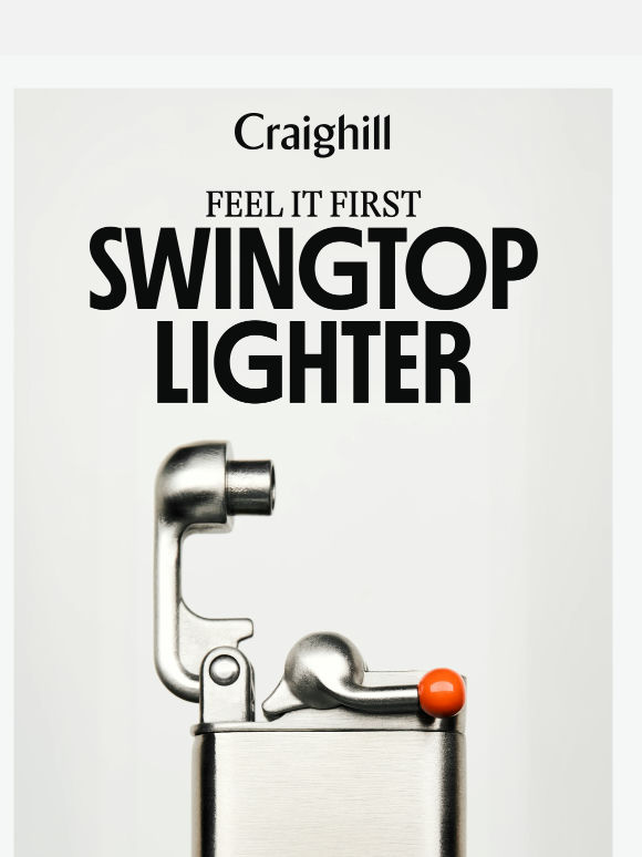 The Swingtop Lighter Is Coming