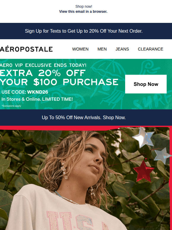 Up To 50% Off New Americana Styles🎆