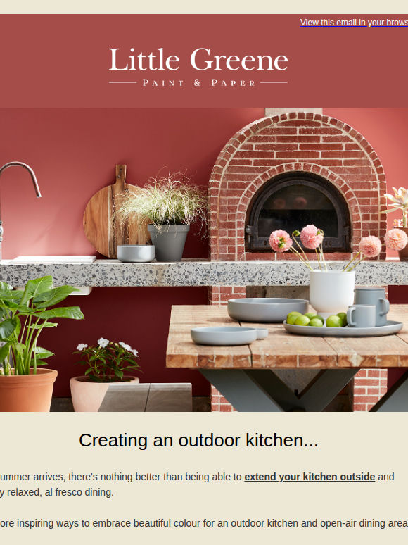 Creating an outdoor kitchen