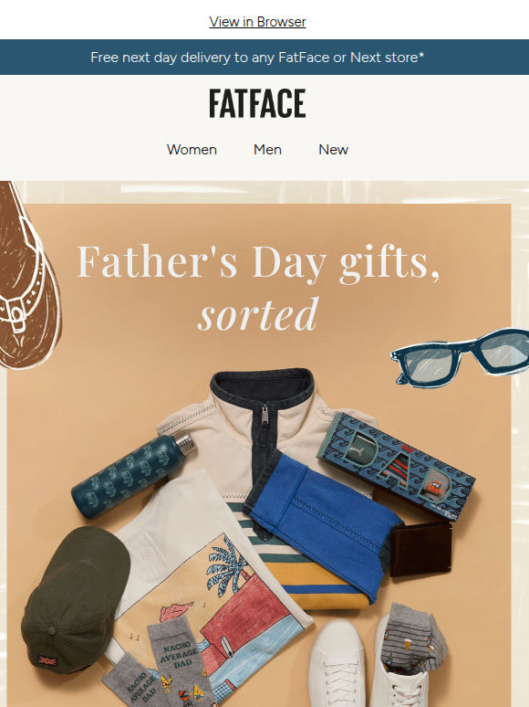 Celebrate him with something he'll love