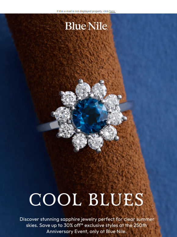 Up to 30% Off* Select Sapphire Jewelry