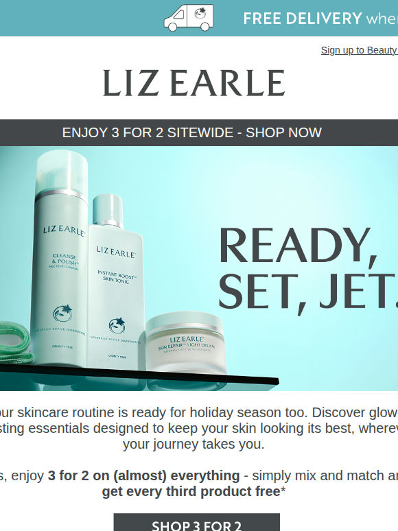Ready, Set, Jet ✈️ 3 for 2 Sitewide