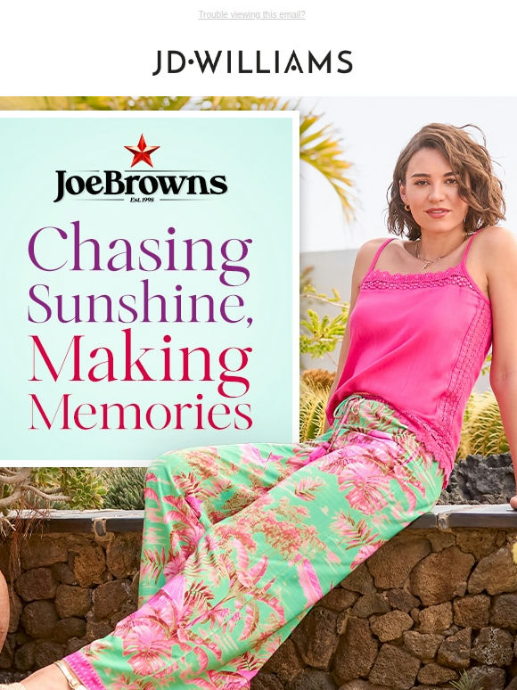 Hey, new sunshine-ready styles from Joe Browns 🌺